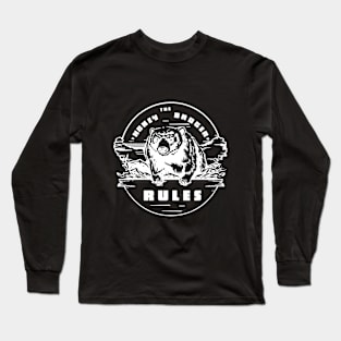 Honey Badger Rules Long Sleeve T-Shirt